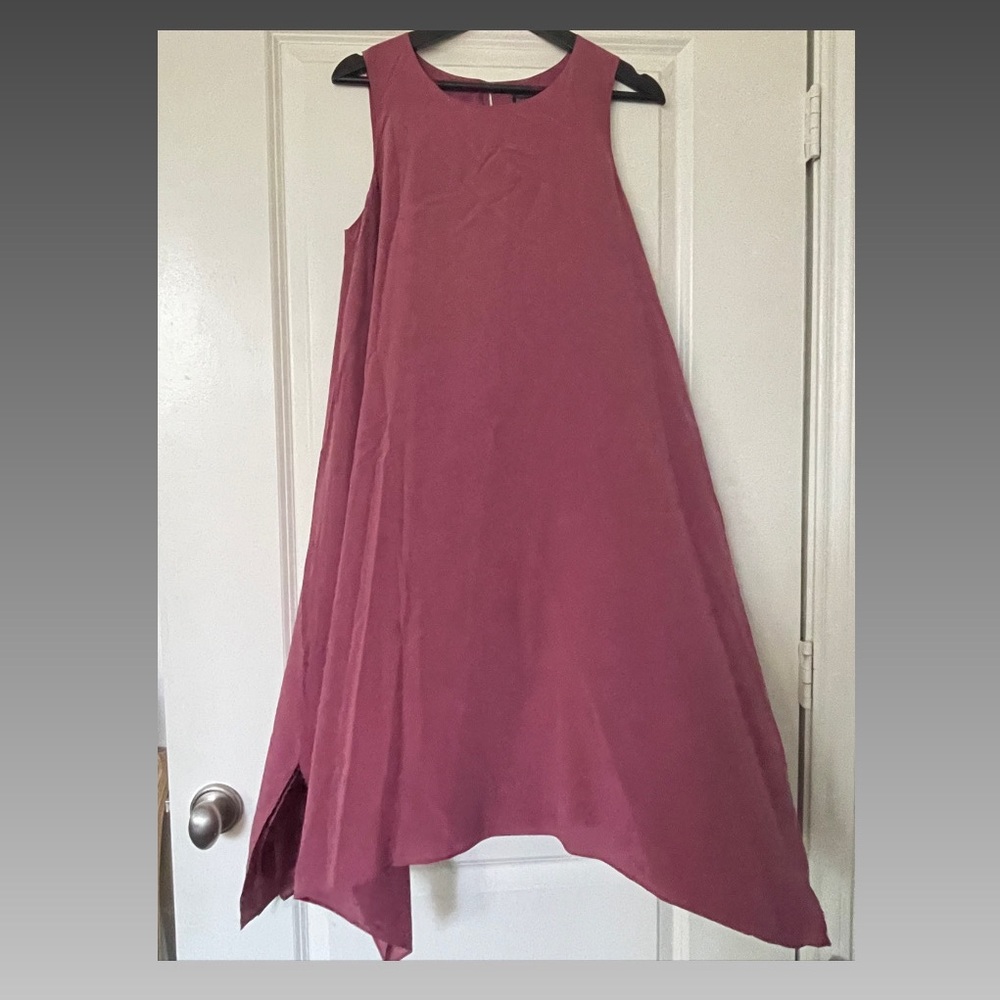 Eileen Fisher Mauve Silk Dress